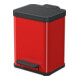 Hailo Öko duo Plus M, Tret-Mülltrenner, 2x9 ltr, Rot-1