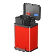 Hailo Öko duo Plus M, Tret-Mülltrenner, 2x9 ltr, Rot-2