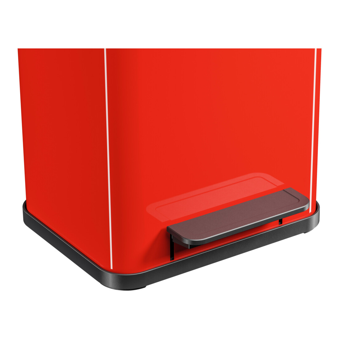 Hailo Öko duo Plus M, Tret-Mülltrenner, 2x9 ltr, Rot