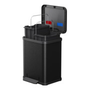 Hailo Öko duo Plus M, Tret-Mülltrenner, 2x9 ltr, Schwarz-4
