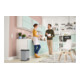 Hailo Öko duo Plus M, Tret-Mülltrenner, 2x9 ltr, Silber