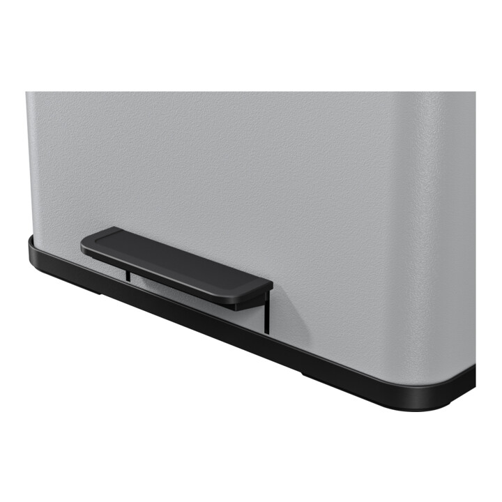 Hailo trio Plus L, Tret-Mülltrenner, 3x9 ltr, Silber