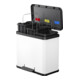 Hailo Öko trio Plus L, Tret-Mülltrenner, 3x9 ltr, Weiß-2