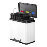 Hailo Öko trio Plus L, Tret-Mülltrenner, 3x9 ltr, Weiß-5
