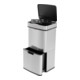 Hailo Öko Vario XL, Design-Sensor-Mülltrenner, 25 + 25 + 4 ltr, Edelstahl Anti-Fingerprint-5