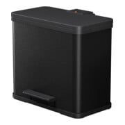 Hailo Öko trio Plus L, Poubelle à pédale, 3x9 l, noir