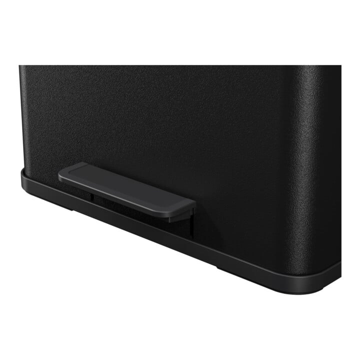 Hailo Öko trio Plus L, Poubelle à pédale, 3x9 l, noir