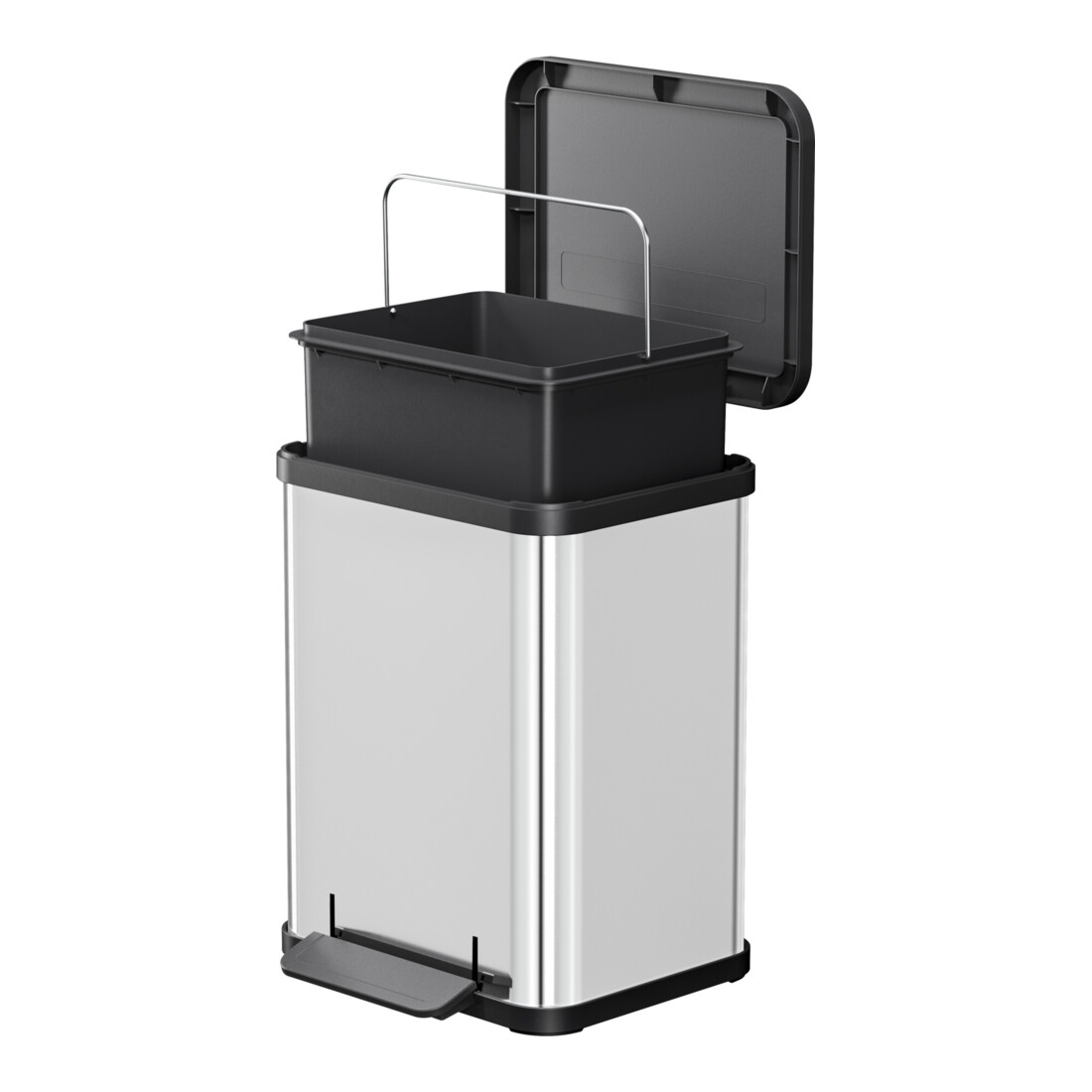 Hailo Poubelle à pédale Öko uno Plus M, 17 l P