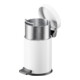 Hailo Poubelle à pédale ProfiLine Solid 4 blanc