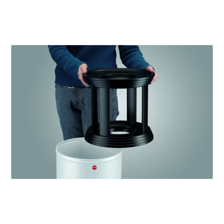 Hailo ProfiLine combi plus 30 Grau Ascher-Papierkorb-Kombination