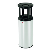 Hailo ProfiLine combi plus 50 Weiß Ascher-Papierkorb-Kombination-1