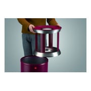 Hailo ProfiLine combi pro 30 Saphirblau Ascher-Papierkorb-Kombination-4