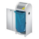 Hailo ProfiLine WSB Plus XXL, Collecteur de matériaux recyclables, 70 ltr, Aluminium blanc (RAL 9006)