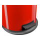 Hailo Pure M, Design-Tret-Mülleimer, 12 ltr, Rot-5