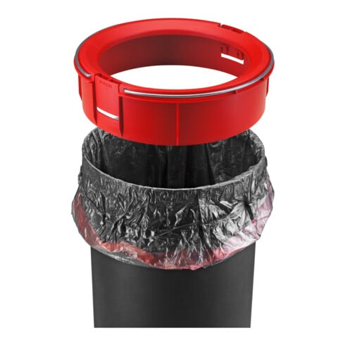 Hailo Pure M, Design-Tret-Mülleimer, 12 ltr, Rot
