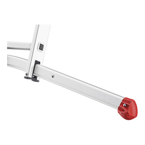 Hailo S100 ProfiLOT, Aluminium Kombileiter 3-teilig, 2x9 + 1x8  Sprossen