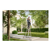 Hailo S100 ProfiLOT, Aluminium Kombileiter 3-teilig, 2x9 + 1x8  Sprossen-4