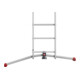 Hailo S100 ProfiLOT, Aluminium Kombileiter 3-teilig, 3x12 Sprossen-4