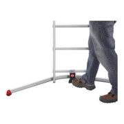 Hailo S100 ProfiLOT, échelle combinée en aluminium en 3 parties, 3x12 barreaux-2