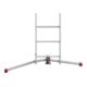 Hailo S100 ProfiLOT, échelle combinée en aluminium en 3 parties, 3x12 barreaux-4