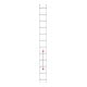 Hailo S60 ProfiStep uno, Aluminium-Anlegeleiter, 12 Sprossen