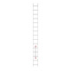 Hailo S60 ProfiStep uno, Aluminium-Anlegeleiter, 15 Sprossen