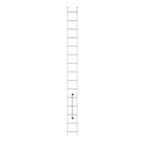 Hailo S60 ProfiStep uno, Aluminium-Anlegeleiter, 15 Sprossen