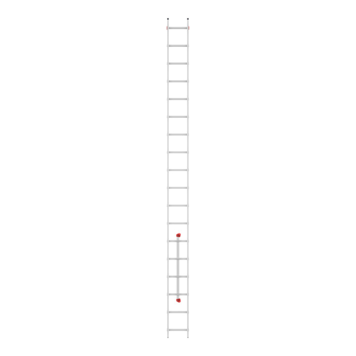 Hailo S60 ProfiStep uno, Aluminium-Anlegeleiter, 18 Sprossen
