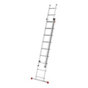 Hailo échelle à coulisse en aluminium ProfiStep duo 2 sections