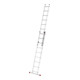 Hailo S80 ProfiStep duo, échelle coulissante en aluminium 2 parties, 2x9 barreaux