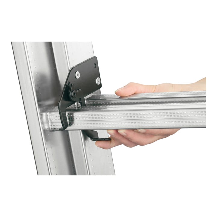 Hailo S80 ProfiStep duo, échelle coulissante en aluminium 2 parties, 2x9 barreaux