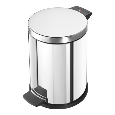 Hailo Solid 14, Tret-Mülleimer, 12 l Edelstahl