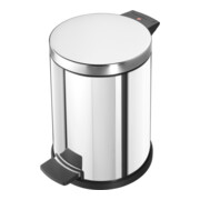 Hailo Solid 14, Tret-Mülleimer, 12 l Edelstahl-1