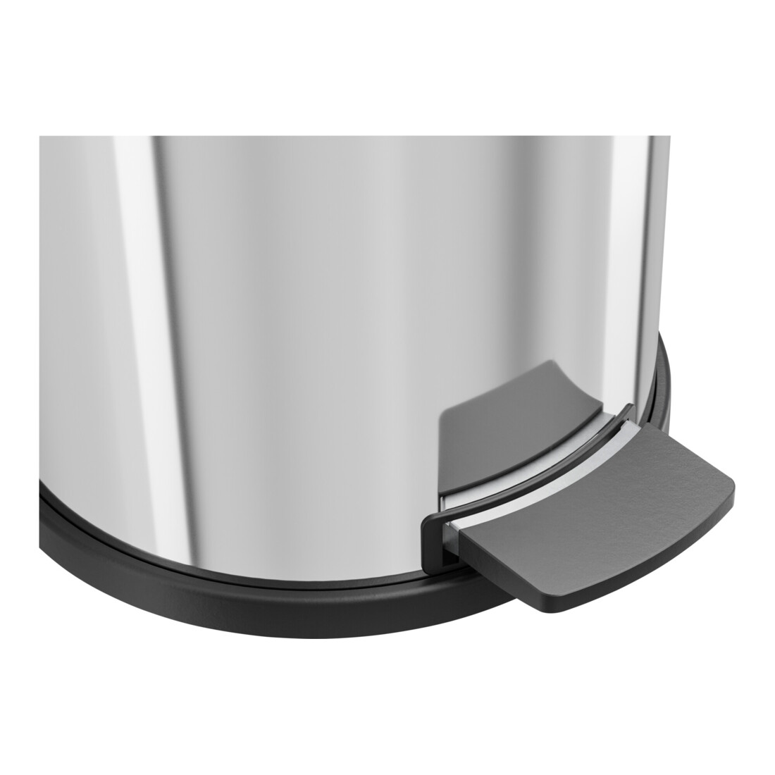 Hailo Solid 14, Tret-Mülleimer, 12 l Edelstahl