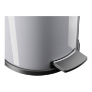 Hailo Solid 14, Tret-Mülleimer, 12 l Silber-4