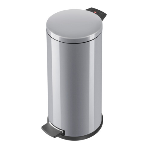 Hailo Solid 20, Tret-Mülleimer, 18 l Silber