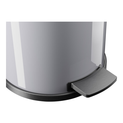 Hailo Solid 20, Tret-Mülleimer, 18 l Silber