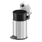 Hailo Solid 4, Tret-Kosmetik-Mülleimer, 4 l Edelstahl-2
