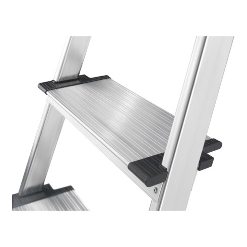 Hailo Alu-Sicherheits-Stehleiter L80 ComfortLine