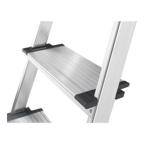 Hailo Alu-Sicherheits-Stehleiter L80 ComfortLine