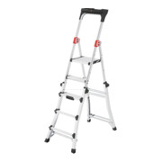 Hailo TL 100 TopLine, escabeau télescopique, 3-5 marches