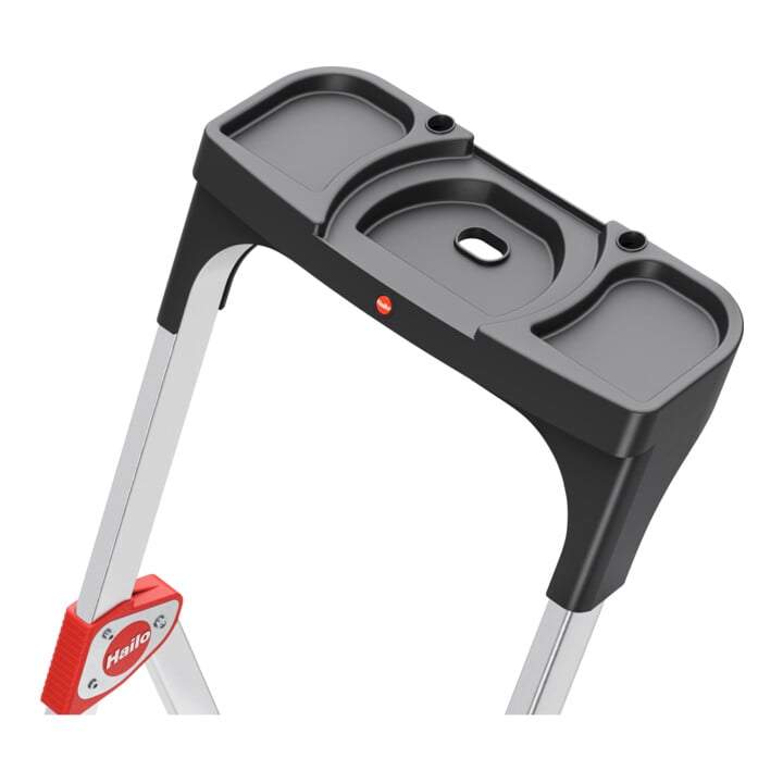 Hailo TL 100 TopLine, escabeau télescopique, 3-5 marches