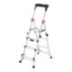 Hailo TL 100 TopLine, Teleskop Stehleiter, 3-5 Stufen-2