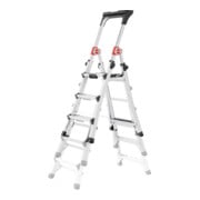 Hailo TL 100 TopLine, Teleskop Stehleiter, 3-5 Stufen-5
