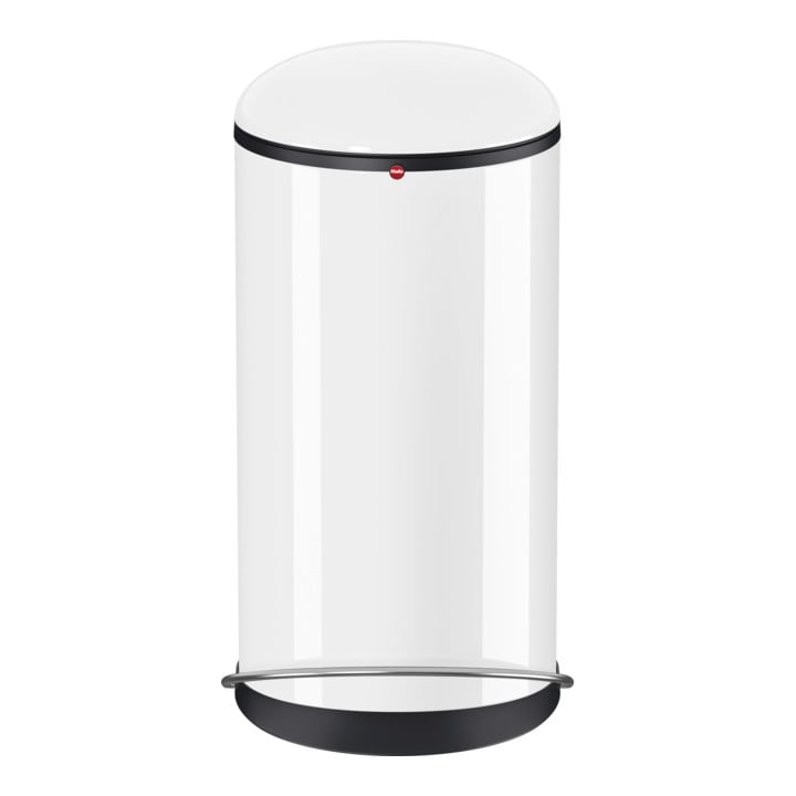 Hailo Harmony L, Design-Tret-Mülleimer, 20 ltr, Weiß