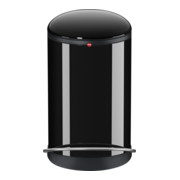 Hailo Harmony M, Design-Tret-Mülleimer, 12 ltr, Schwarz-2