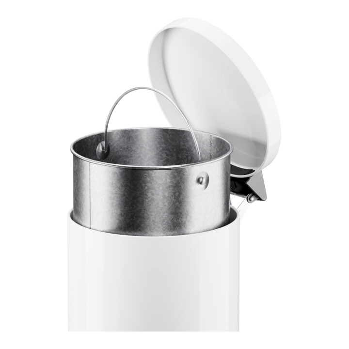 Hailo Solid 14, Tret-Mülleimer, 12 l Weiß