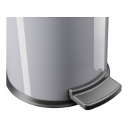 Hailo Solid 4, Tret-Kosmetik-Mülleimer, 4 l Silber-4