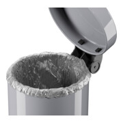 Hailo Solid 4, Tret-Kosmetik-Mülleimer, 4 l Silber-5