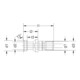 HAIMER Goujon de serrage DIN69872 A SK40-M16 refroidissement interne-3